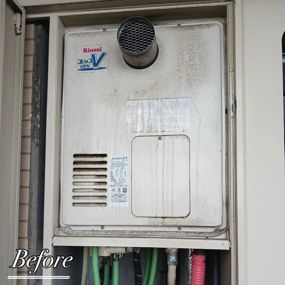 【東京:施工事例のご紹介】給湯器の交換工事